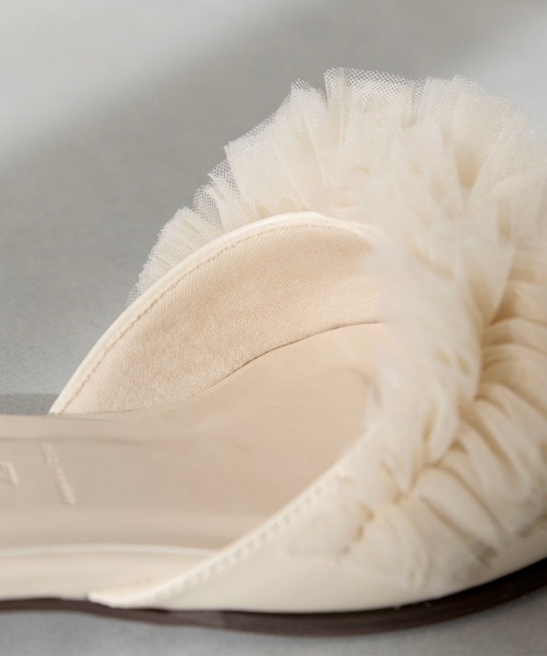 「menue」 フラットサンダル M グレー レディース_画像3