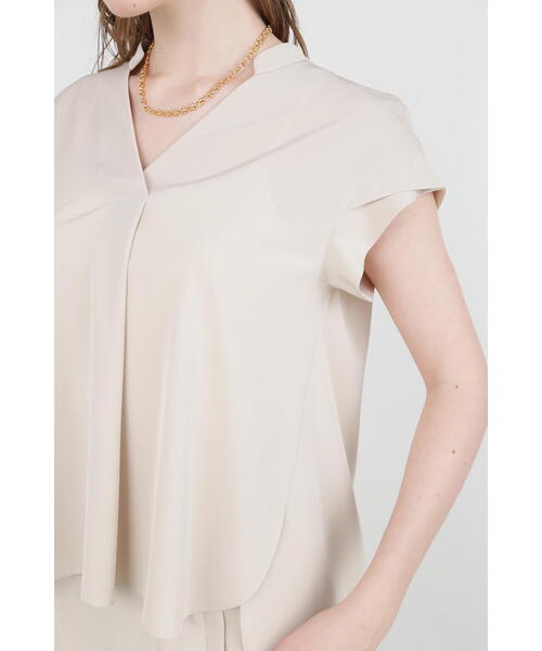 「PINKY&DIANNE」 半袖ブラウス 38 ネイビー レディース_画像9