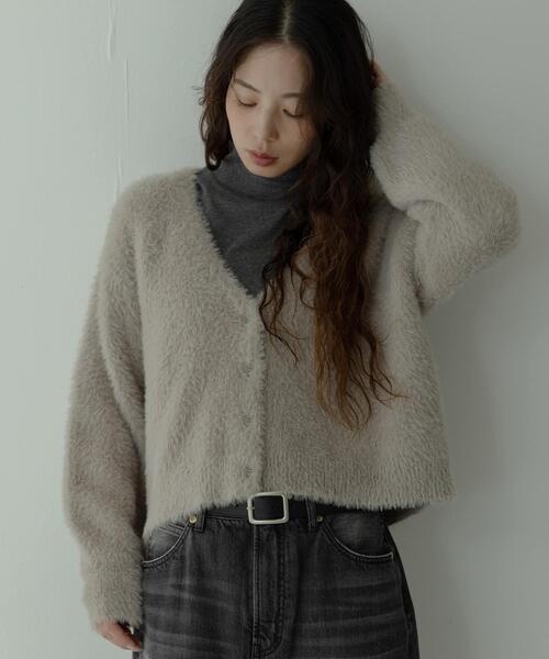 タグ付きURBAN RESEARCH フェザーヤーンカーディガン ITEMS URBANRESEARCH（アイテムズ アーバンリサーチ） カーディガン