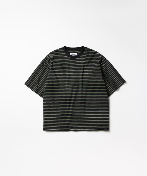 BURBERRY（バーバリー） ボーダー柄半袖Tシャツ L グレー メンズ