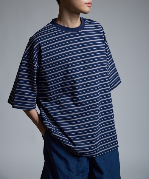 meltum（メルタム） tシャツ MULTI BORDER S/S TEE メンズ レディース