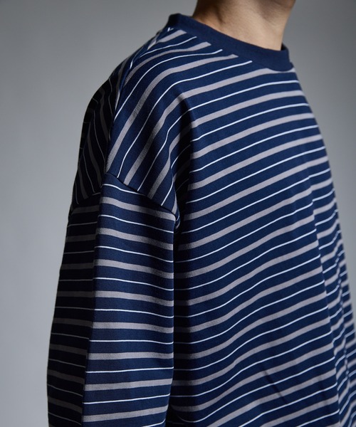 meltum（メルタム） tシャツ MULTI BORDER S/S TEE メンズ レディース