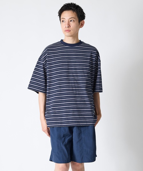 meltum multi border s/s tee tシャツ meltum（メルタム） tシャツ MULTI BORDER S/S TEE メンズ レディース