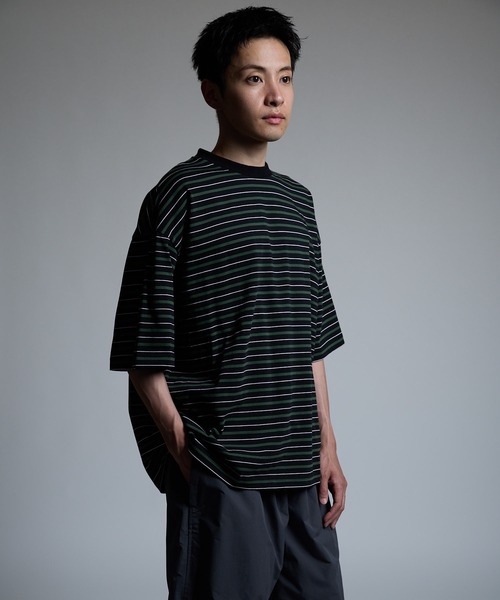 meltum（メルタム） tシャツ MULTI BORDER S/S TEE メンズ レディース