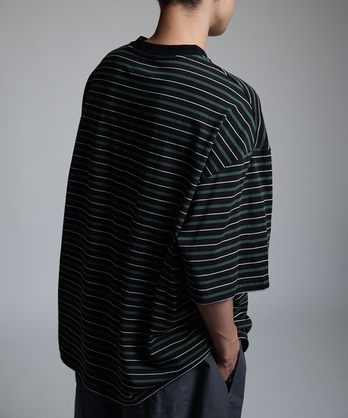 meltum（メルタム） tシャツ MULTI BORDER S/S TEE メンズ レディース