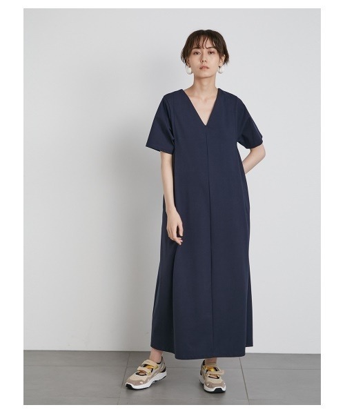 「emmi」 半袖ワンピース FREE ベージュ レディース_画像5