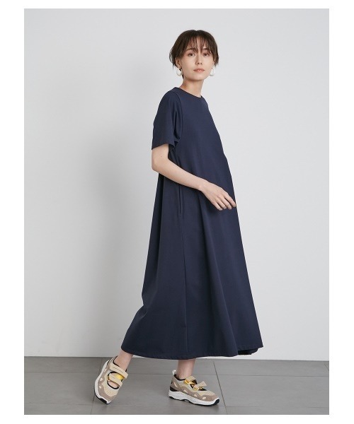 「emmi」 半袖ワンピース FREE ベージュ レディース_画像8