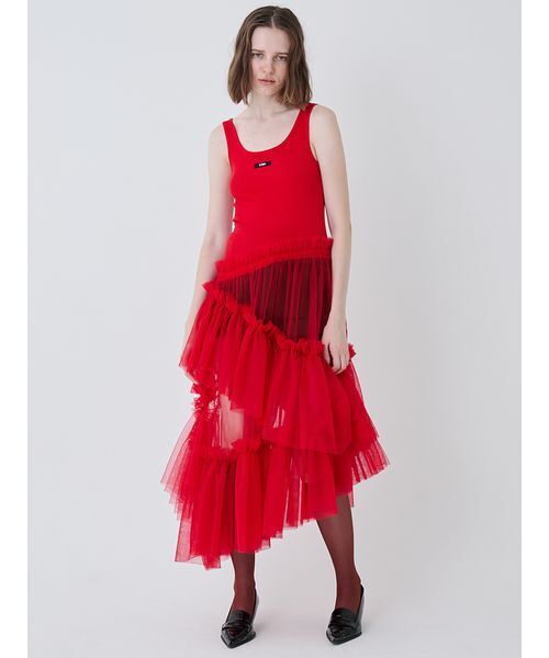 SORIN（ソリン） ワンピース Tulle Docking Tank Dress/チュール