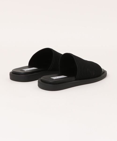 「STEVE MADDEN」 フラットサンダル 24.0cm ブラック レディース_画像2