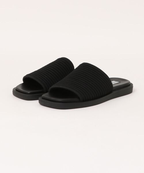 「STEVE MADDEN」 フラットサンダル 24.0cm ブラック レディース_画像5