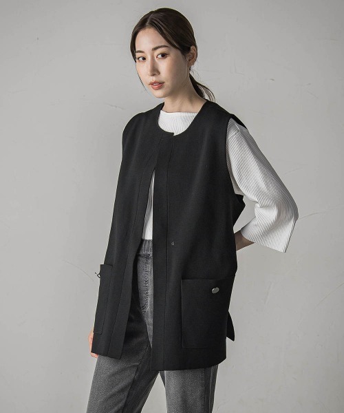 la.f（ラ・エフ） tシャツ 体型を気にせず着られる”リブカットソー