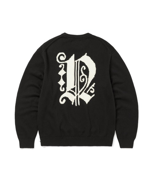 thisisneverthat ネバザ ニット 即完売品 Thisisneverthat T-Logo Knit Sweater | TN253KKNPK01-BLK | AFEW STORE