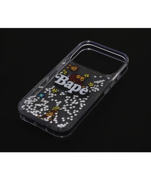 A BATHING APE（アベイシングエイプ） スマホケース BABY MILO GLITTER