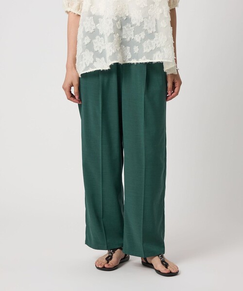 A DAY IN THE LIFE パンツ ライトツイル イージーストレートパンツ