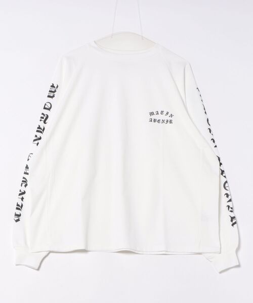 MATIN AVENIR マタンアヴニール 長袖ロンT ホワイト 朝倉未来ブランド 未使用保管品  ロゴデザイン　251125-5T MATIN AVENIR（マタンアヴニール） tシャツ ロンT UVケアラッシュ