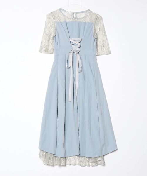 「Fashion Letter」 「haremode」半袖ワンピース S グレー レディース_画像2