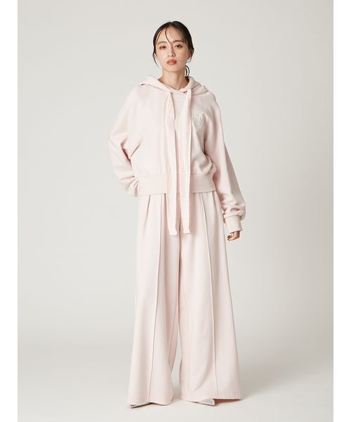 FRAY I.D（フレイ・アイディー） パンツ ウエストベロアリボン