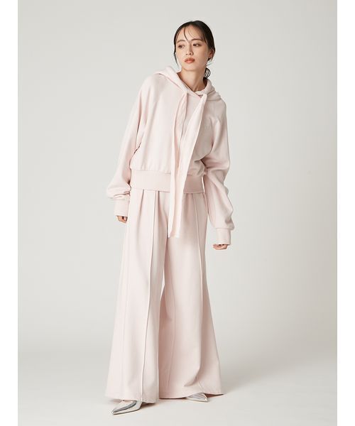 FRAY I.D（フレイ・アイディー） パンツ ウエストベロアリボン