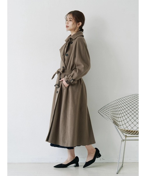 TONAL（トーナル） トレンチコート コート ウールトレンチコート