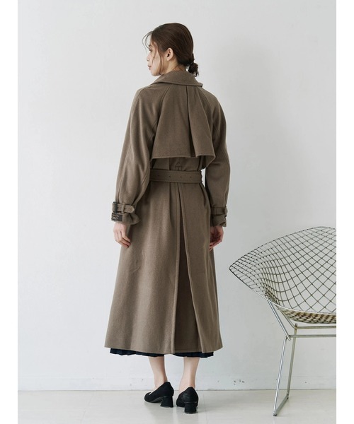 TONAL（トーナル） トレンチコート コート ウールトレンチコート