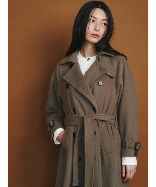 TONAL（トーナル） トレンチコート コート ウールトレンチコート