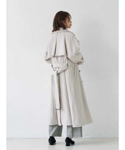 TONAL（トーナル） トレンチコート コート ウールトレンチコート