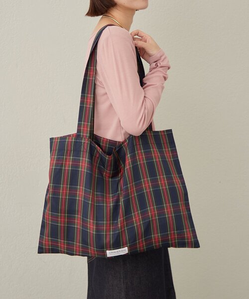 Omekashi（オメカシ） トートバッグ チェックトートBAG レディース