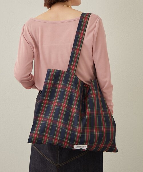 Omekashi（オメカシ） トートバッグ チェックトートBAG レディース