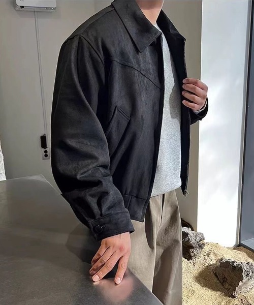 「FreeZone」 ブルゾン F ブラック メンズ_画像2