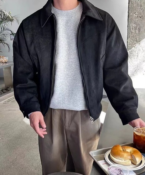 「FreeZone」 ブルゾン F ブラック メンズ_画像6