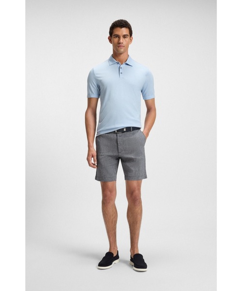 BOSS（HUGO BOSS） パンツ レギュラーフィット ショートパンツ リネン
