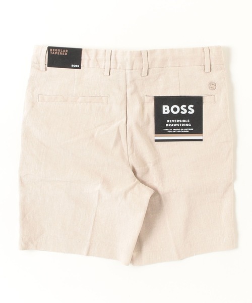 BOSS（HUGO BOSS） パンツ レギュラーフィット ショートパンツ リネン