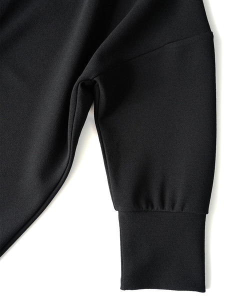 「SHAREEF」 長袖Tシャツ 1 ブラック メンズ_画像6