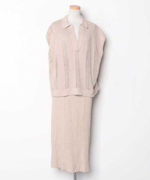 LOWRYS FARM（ローリーズファーム） セットアップ FREE ベージュ