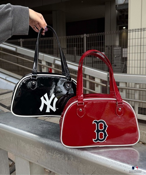 ハンドバッグ 「別注」MLB/エナメルロゴボストンバッグ : ZOZOTOWN