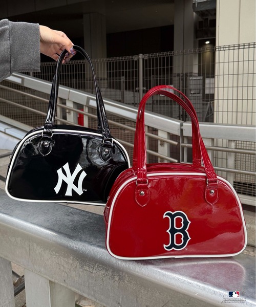 ハンドバッグ 「別注」MLB/エナメルロゴボストンバッグ : ZOZOTOWN