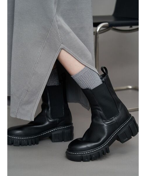 UN3D.（アンスリード） ブーツ UN3D.SOLE SIDEGORE BOOTS / アンス