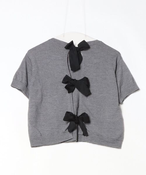 miu miu（ミュウミュウ） 半袖ニット 36 ブラック レディース