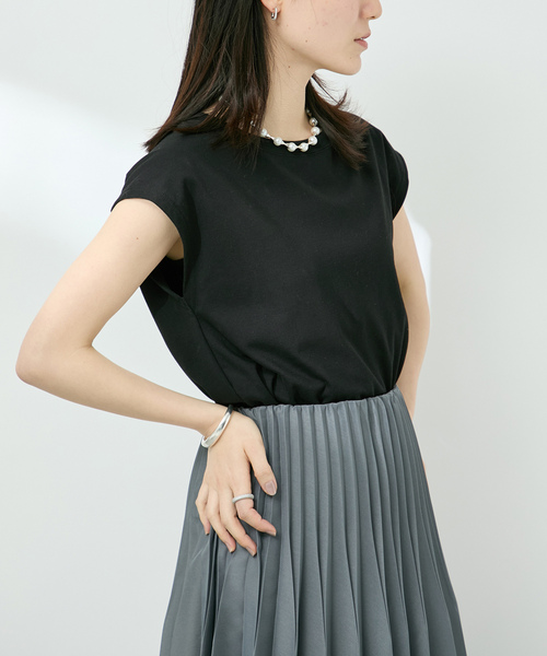 「VERMEIL par iena」 半袖Tシャツ FREE ホワイト レディース_画像2