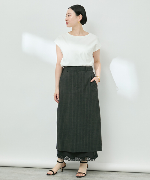 「VERMEIL par iena」 半袖Tシャツ FREE ホワイト レディース_画像5