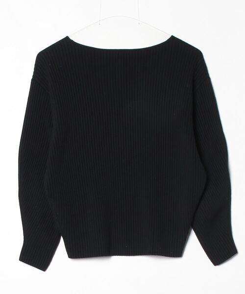 archivo 長袖ニット　ブラック TOMORROWLAND（トゥモローランド） 長袖ニット S ブラック レディース