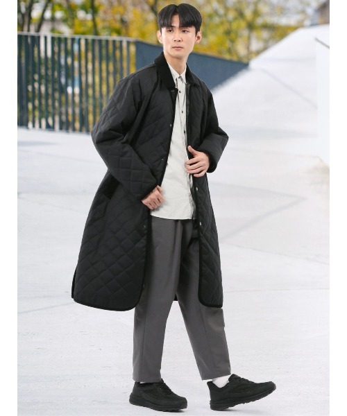 TAKA-Q（タカキュー） ステンカラーコート コート 「防風 ウール混