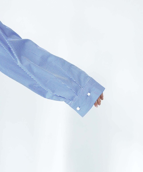 「HER CLOSET」 長袖シャツ M ブルー レディース_画像7