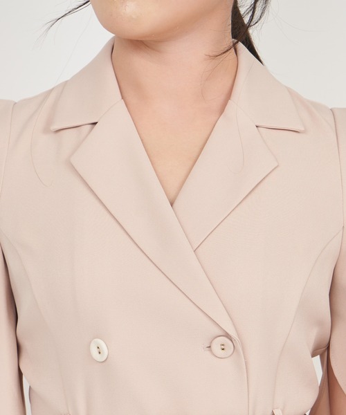 「ROYAL PARTY」 長袖ワンピース FREE ブラック レディース_画像2