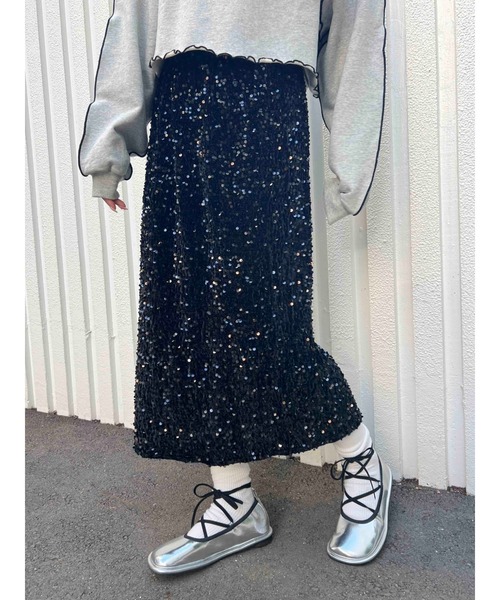 「WC」 スカート FREE シルバー レディース_画像3