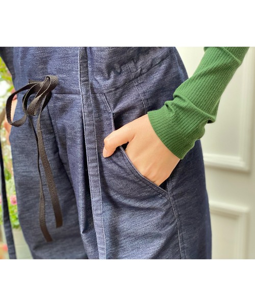 「AVIE」 オーバーオール 38 ブラック レディース_画像3