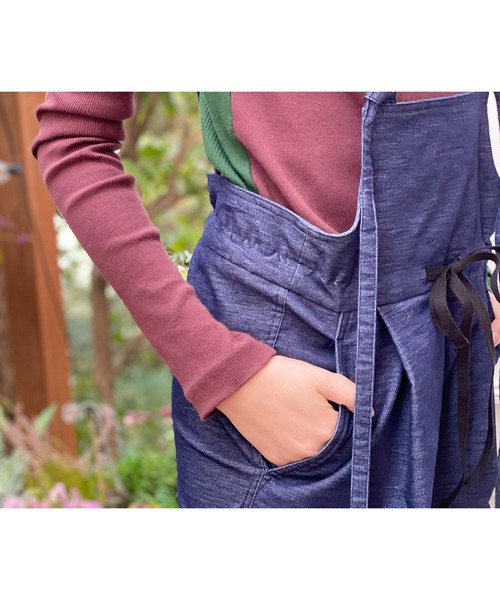 「AVIE」 オーバーオール 38 ブラック レディース_画像5