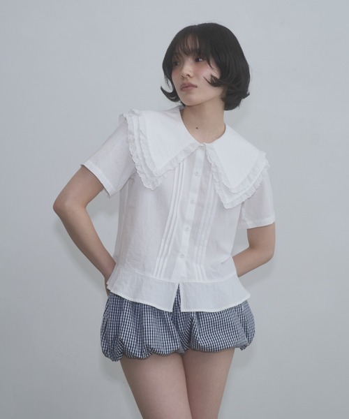 FEKETE（フェケテ） パンツ gingham puff shorts / ギンガムチェック