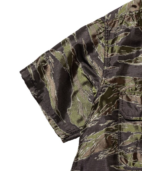 シャツ MIL-SHT Tiger Stripe Mesh Jacquard メンズの画像