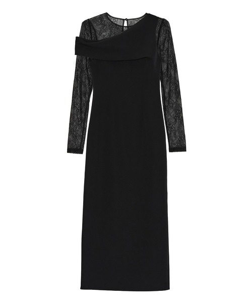 Leja（レジャ） ドレス 「LEJA」アシンメトリーレースレイヤード